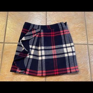 Jcrew plaid skirt